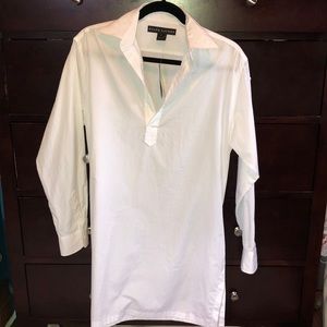 Ralph Lauren White Shirt Tunic